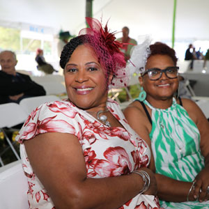 Preakness Party Guest in Pink